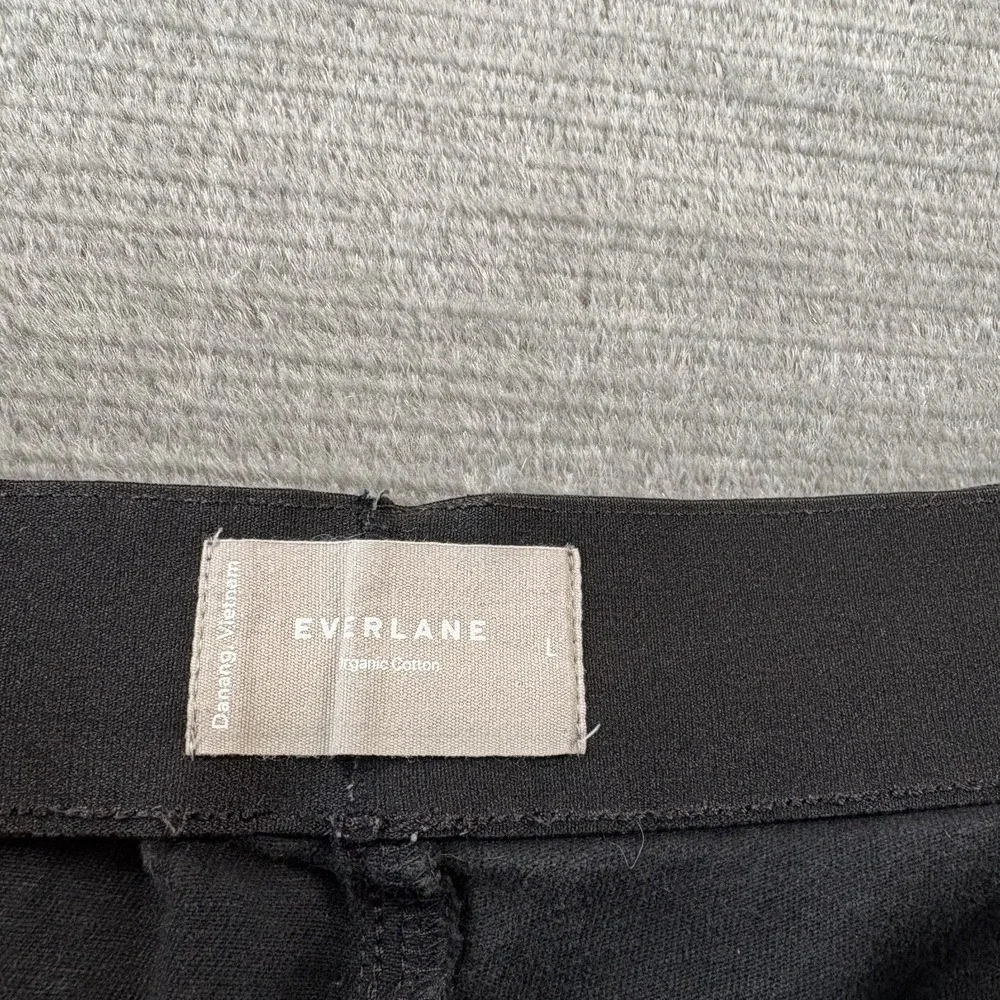 Everlane The Easy Pant Pull On Mens L Faded Black Tapered Drawstring Stretch